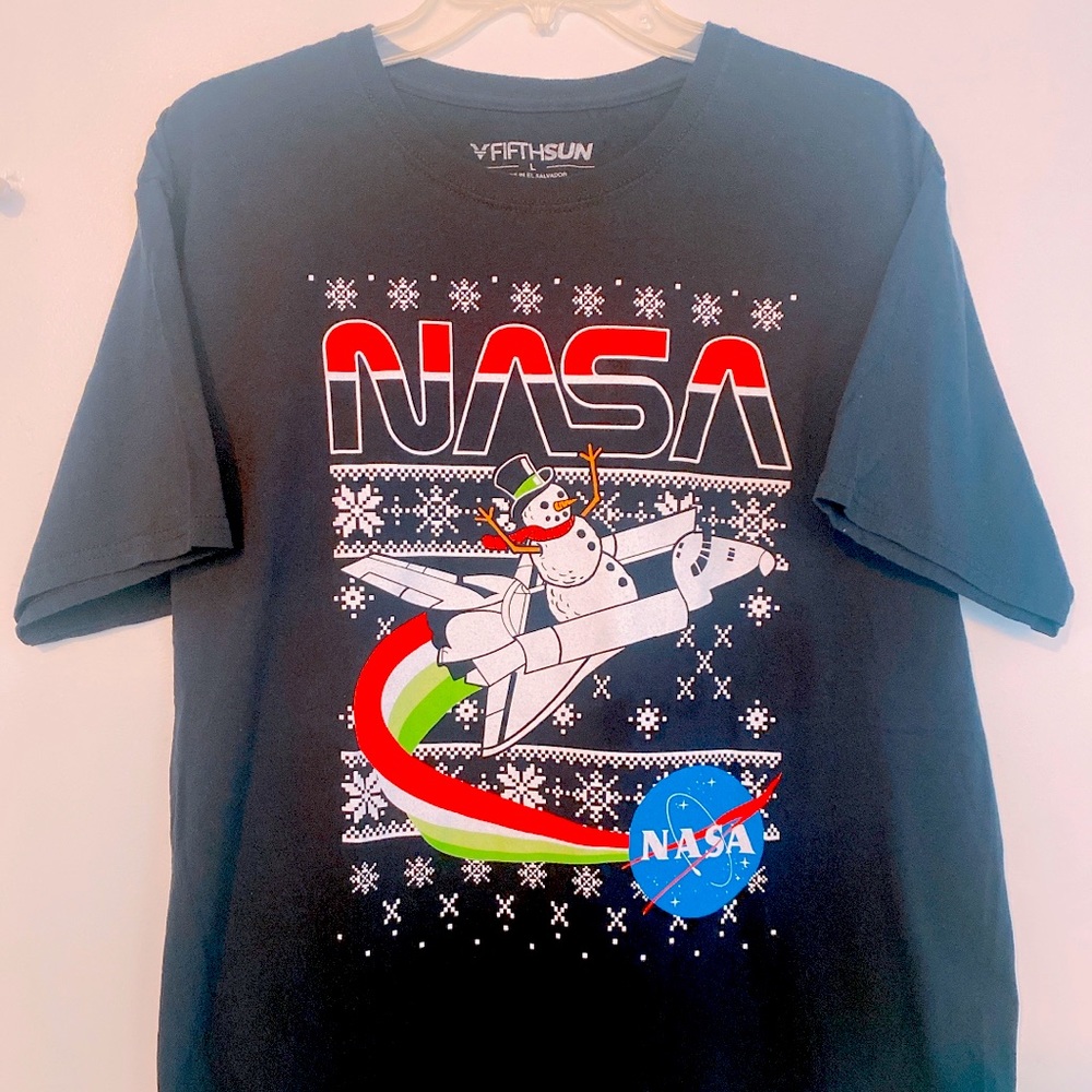 NASA Christmas T Shirt